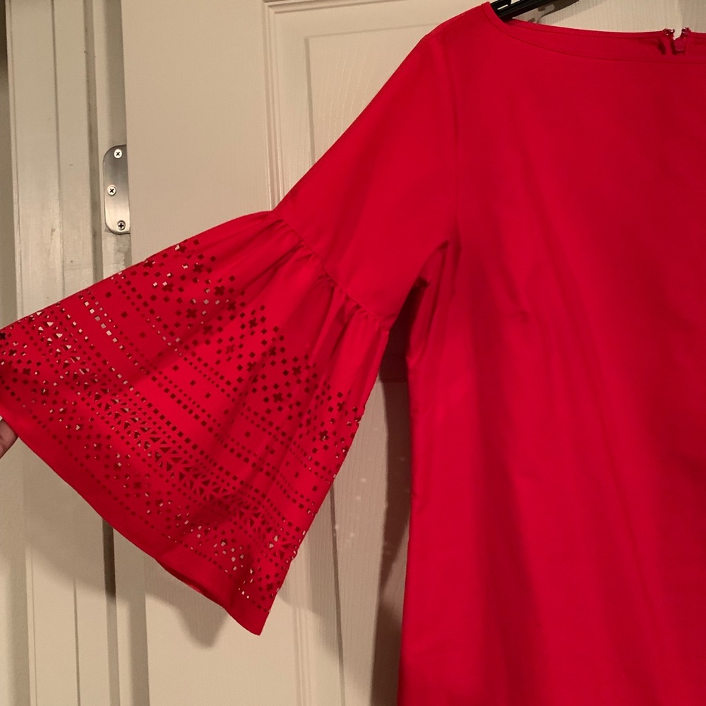 Gorgeous red linen dress
